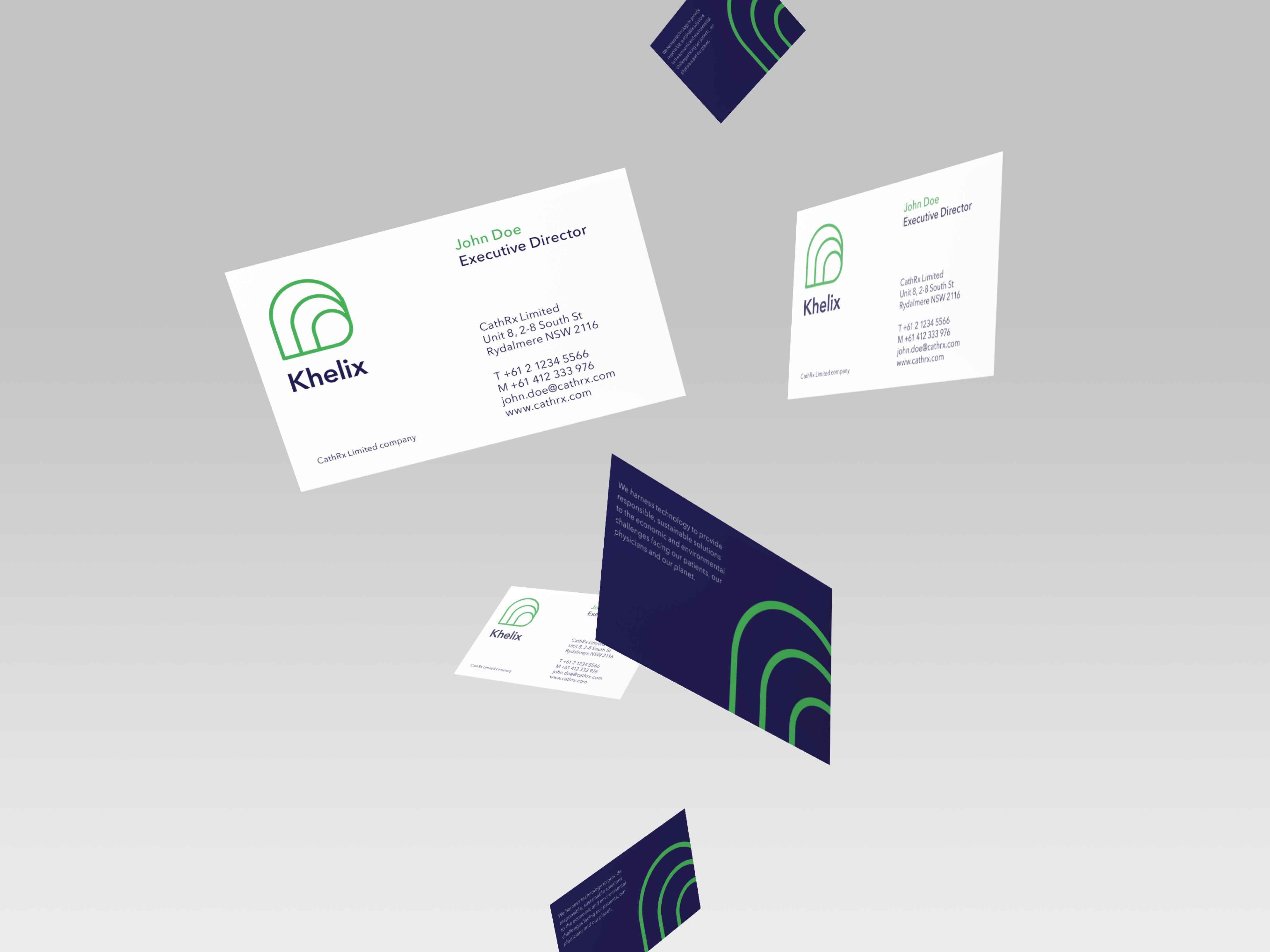 Khelix business cards