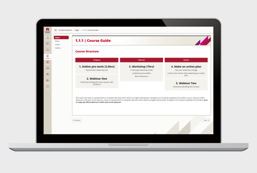 Macquarie University Canvas LMS graphics